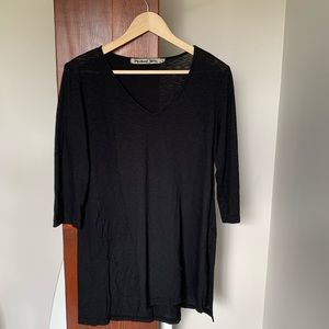 NWOT Michael Stars 3/4 Lengh Sleeve V Neck Tunic